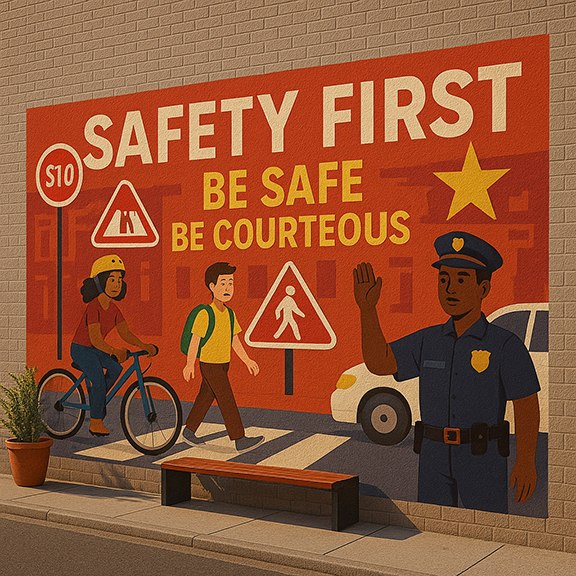 Road Safety & Civic Responsibility Murals